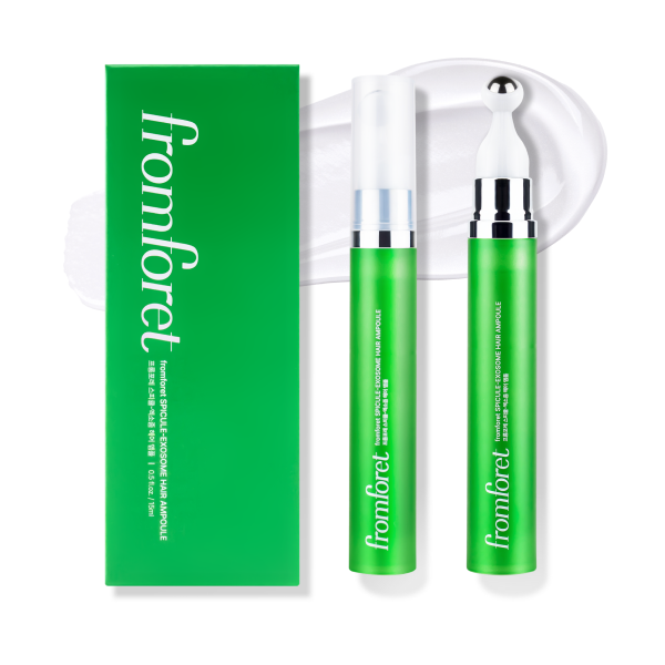 Fromforet spicule-exosome hair ampole